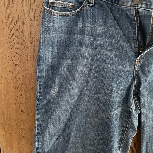 a.n.a Blue Denim Boyfriend Shorts - Picture 3 of 8